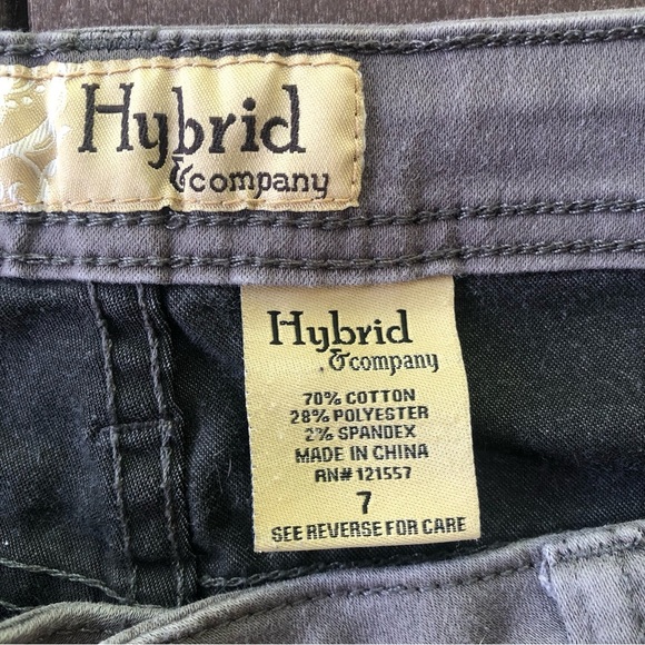 Hybrid & Company Gray 5 Pocket Jeans with Stretch Size 7 - Picture 8 of 9